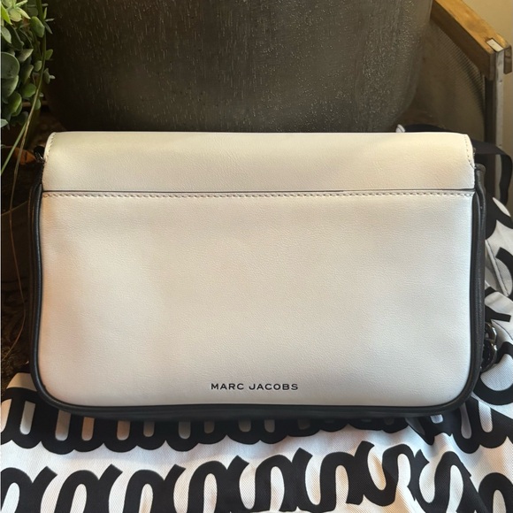 Authentic MARC JACOB Bicolor leather magnetic flap 2 straps shoulder/Crosby - Picture 9 of 16